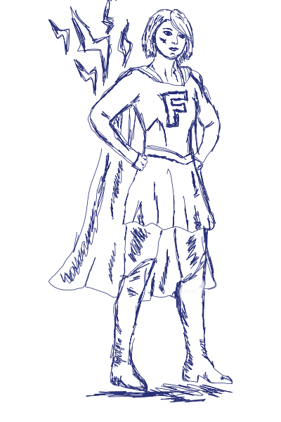 Feminist superhero